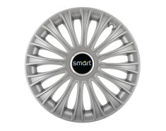 Set 4 capace roti Dino cromat R16 pentru gama auto Smart