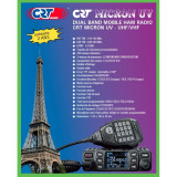 Cumpara ieftin Statie radio VHF/UHF CRT MICRON UV dual band 144-146Mhz - 430-440Mhz, 13.8 Vdc, DTMF, Dual Watch, T.O.T, Scan, Talk Around