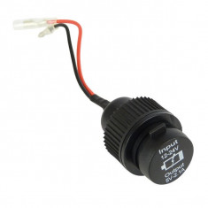 Priza auto suplimentara incorporabila pentru 12V – 24V cu 2 porturi USB