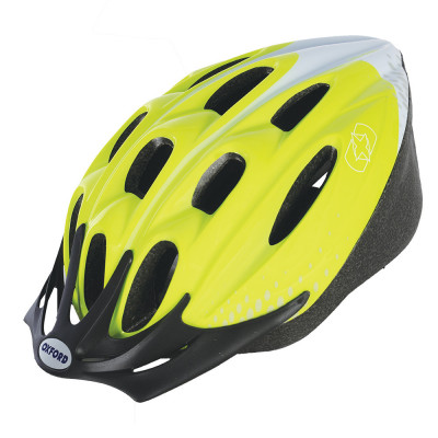 Casca bicicleta Oxford F15, galben fluo, marime S/M (53-57cm) foto