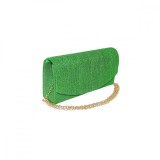 Cumpara ieftin Geanta plic pentru ocazii si petreceri, Verde, sclipici, 20x10 cm, Magrot 25018