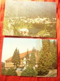 2 Ilustrate Tusnad - Hotel Ciucas si Vedere generala ,1 circulat1976