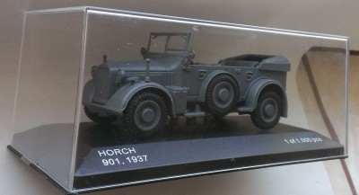Macheta militara Horch 901 1937 WW2 WWII - WhiteBox 1/43 foto