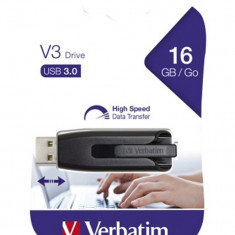 Memorie USB Verbatim, 3.0 Store'N'Go V3, 16 GB, Negru