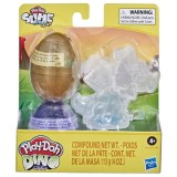 Set de joaca Hasbro Play-Doh - Ou de dinozaur, mov si auriu