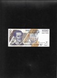 Ecuador 5000 5.000 sucres 1999 seria02077555 unc