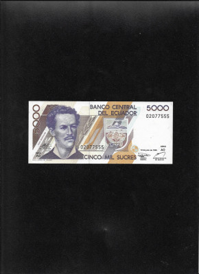 Ecuador 5000 5.000 sucres 1999 seria02077555 unc foto