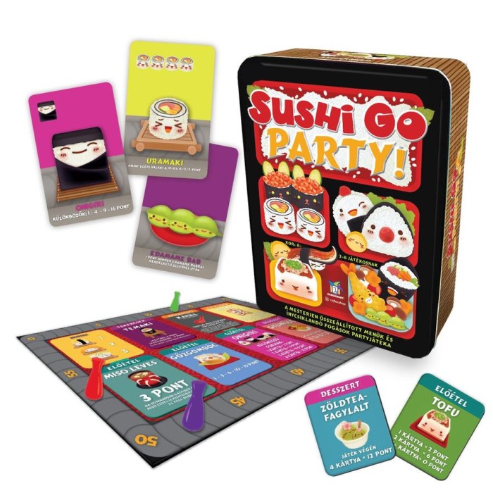 Sushi Go Party t&aacute;rsasj&aacute;t&eacute;k
