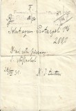 A3763N Rețetă magistrală cu antet Farmacia La &icirc;ngerul păzitor, 1931, Cernăuți