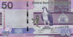 Bancnota Gambia 50 Dalasis 2019 - PNew UNC ( SERIE NOUA ) foto