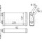 Radiator incalzire interior FORD TRANSIT platou / sasiu (E) (1994 - 2000) THERMOTEC D6G010TT