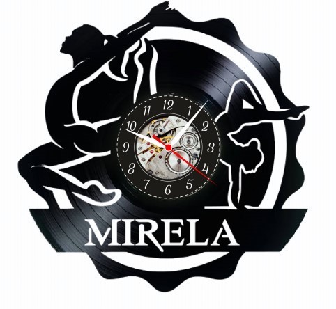 GIMNASTA-ceas de perete (personalizabil)