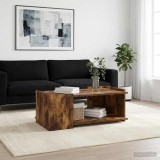 vidaXL Masă de cafea Stejar fumuriu 90 x 50 x 33 cm Lemn prelucrat 8000998