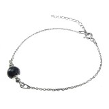 Bratara argint cu safir natural