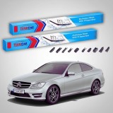 Cumpara ieftin Ștergătoare Mercedes-Benz Clasa C C204 Coup&eacute; 2011-2013 | Set Față Flat &ndash; TeamCar&reg;