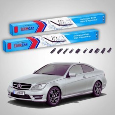 Ștergătoare Mercedes-Benz Clasa C C204 Coup&eacute; 2011-2013 | Set Față Flat &ndash; TeamCar&reg;