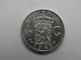 1/10 GULDEN 1942-S INDIILE OLANDEZE-argint