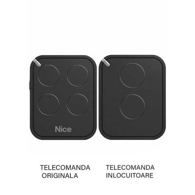 Telecomanda poarta garaj de doua canale cod saritor 433.92MHz Nice Flo 2 R-E compatibila cu originalul (466) foto
