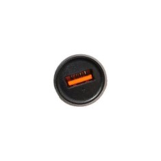 Incarcator auto Quick-Charge 18W, MaxCell, iPhone Lighning, Single USB, Gri