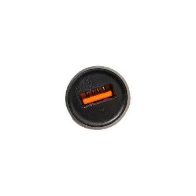 Incarcator auto Quick-Charge 18W, MaxCell, iPhone Lighning, Single USB, Gri foto