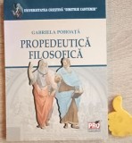 Propedeutica filosofica Gabriela Pohoata