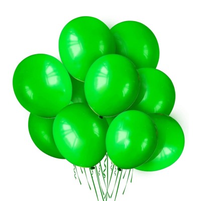 Set 100 baloane latex, Verde, 30cm, Ropet foto