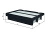 MAHLE LX 1915 Filtru aer