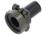 Protec&Aring;&pound;ie cablu oliv 19,1mm, conectori Amphenol MS/DS