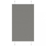 vidaXL Jaluzea plisată Antracit 75x150 cm Lățime țesătură 74,4 cm