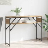 vidaXL MasaConsole Stejar Artizanal 105x30x75cm Lemn compozit 882882