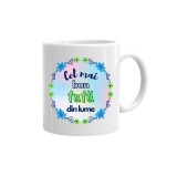 Cana alba personalizata Cel mai bun tata, INOVATIX&reg;. 330ml