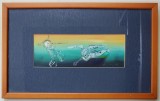 Amorasi cu trambite, DRAGO, 2001, Ulei/Carton, 21.2x7.2cm, Pictura Originala Semnata