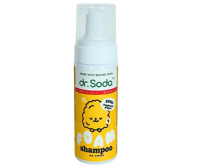 Sampon pentru animale de companie fara clatire, 150ml, Dr.Soda
