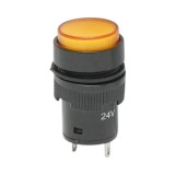 Indicator LED galben industrial 24V &Oslash;16 mm pentru panou Breckner Germany