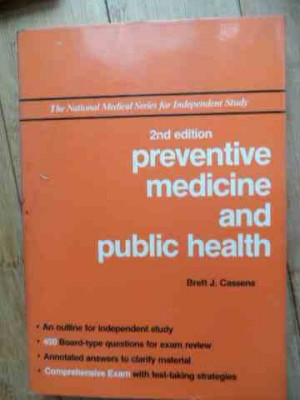 2nd Edition Preventive Medicine And Public Health - Brett J. Cassens ,532747 foto