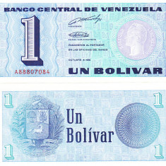 Venezuela 1 Bolivar 05.10.1989 P-68 UNC