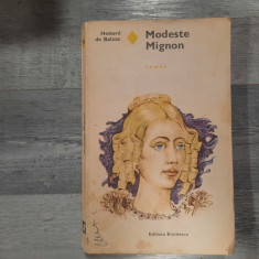 Modeste Mignon de Honore de Balzac