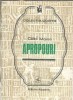 Apropouri - Cilibi Moise | Editura Albatros | Colectia Cogito | 1982 | Literatura Romana Clasica