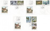 |Romania, LP 1300/1992, Fauna din regiunile nordice, FDC