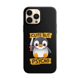 Husa compatibila cu Apple iPhone 14 Plus model Sweet but psycho,Silicon, Tpu, Viceversa