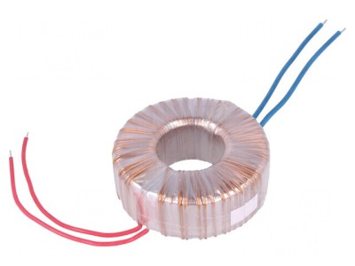 Transformator toroidal 120VA 230V 12V 10A cabluri foto