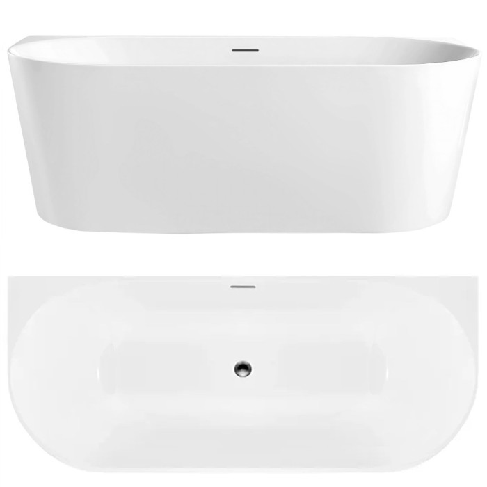 Cada din acril freestanding CAPRI SLIM 170cm