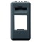 Carcasa conector date 1M Gewiss System negru GW21270