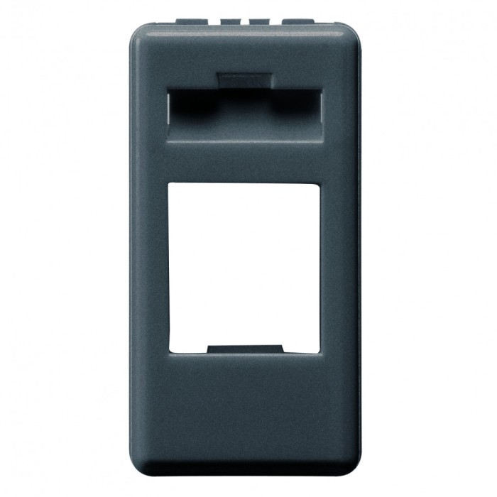 Carcasa conector date 1M Gewiss System negru GW21270