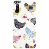 Husa silicon pentru Xiaomi Mi 9, Chickens