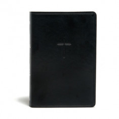 KJV Everyday Study Bible, Charcoal Leathertouch