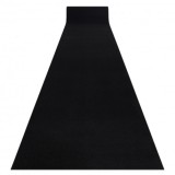 Traversa anti-alunecare RUMBA o singură culoare negru, 100 cm, Dreptunghi, Polipropilena
