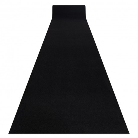 Traversa anti-alunecare RUMBA o singură culoare negru, 100 cm