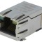 Soclu RJ45 Ecranat cu LED Aurit 8P8C