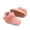 Pantofiori bebelusi, roz cu franjuri (Marime Disponibila: 3-6 luni (Marimea 18